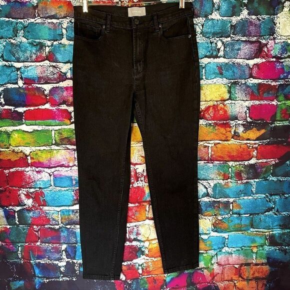 Everlane Black Denim Skinny Jeans Size 31 Regular - Picture 1 of 8